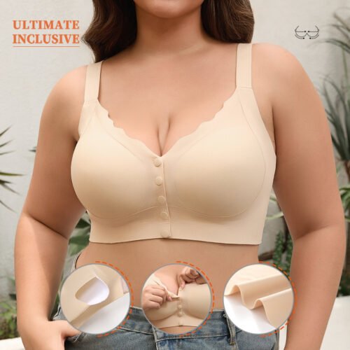 Front-closure Jelly brassiere.